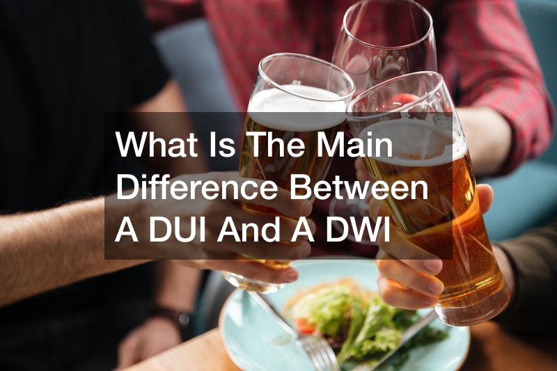 DUI and DWI